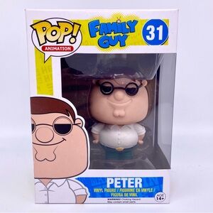 Funko Pop Family Guy Peter Griffin 31 Vinyl Figure Steph Robert Smith Vaulted